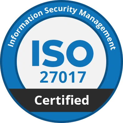 ISO 27017 certified